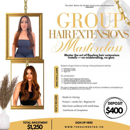 Hair Extensions Tri-Method Master Class