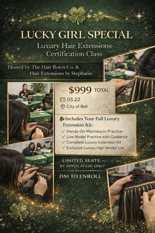 🍀 Lucky Girl Luxury Hair Extensions Certification