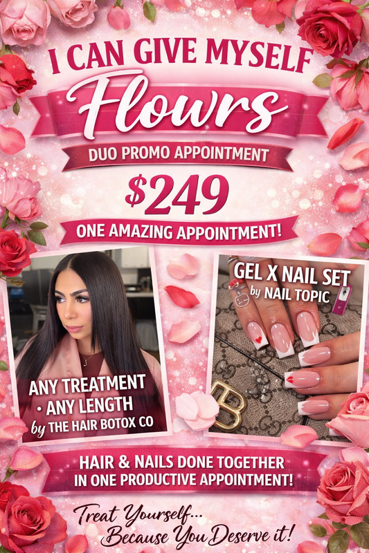 Love Myself Hair Treatment and Nails Promo