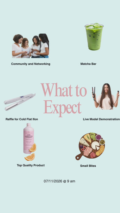 Look and Learn Hair Lamination Workshop 08/01/2025